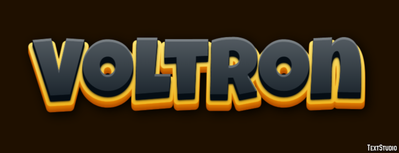Voltron Text effect