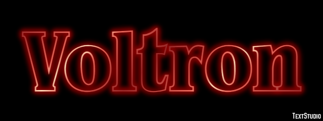 Voltron Effet de Texte