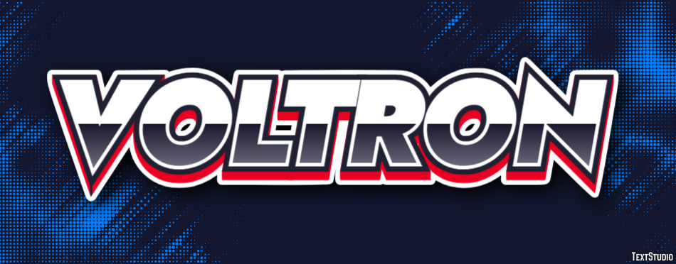 Voltron Text effect