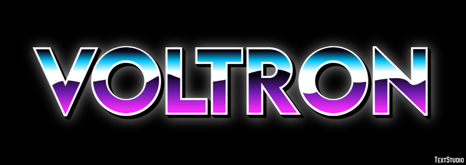 Voltron Text Effect
