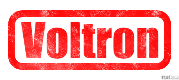 Voltron Efeito de texto