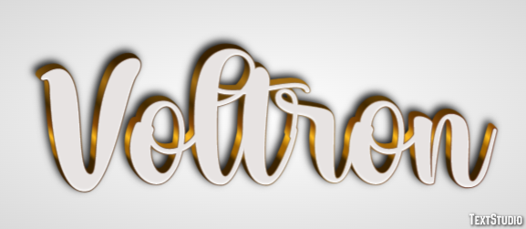 Voltron Text Effect