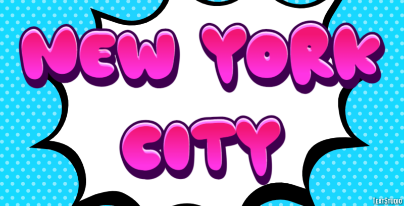 New York City Efekt tekstowy