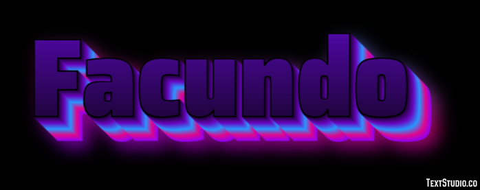 Facundo Efecto de texto