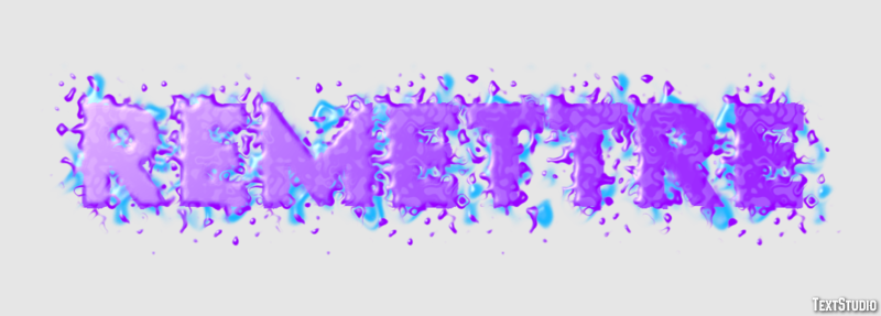 Remettre Text Effect