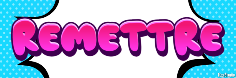 Remettre Text Effect