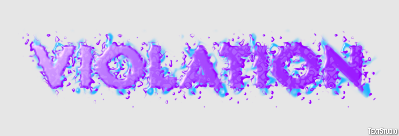 Violation Effet de Texte