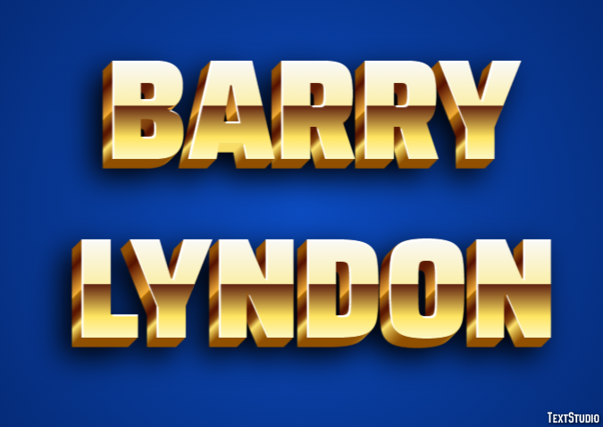 Barry Lyndon Effet de Texte