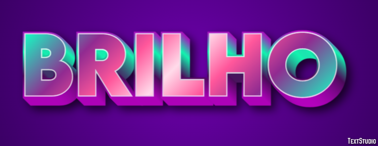 Brilho Effet de Texte