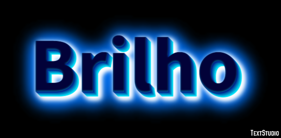 Brilho テキスト効果