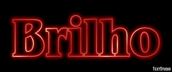 Brilho テキスト効果