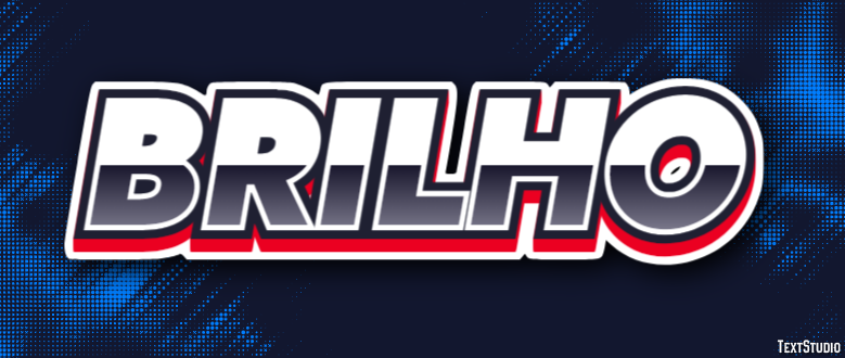 Brilho テキスト効果