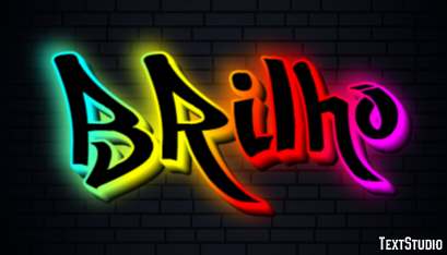 Brilho テキスト効果