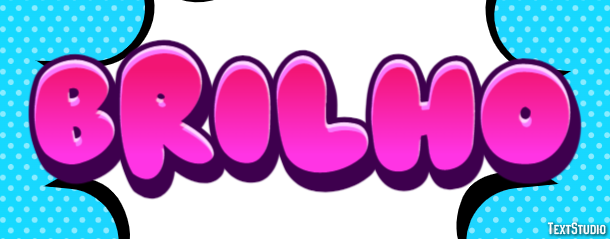 Brilho テキスト効果