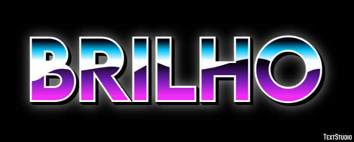 Brilho テキスト効果