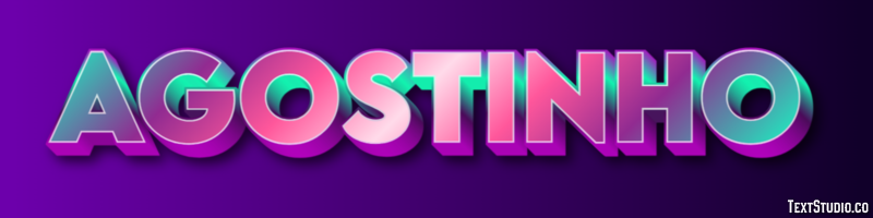 Agostinho Efeito de texto