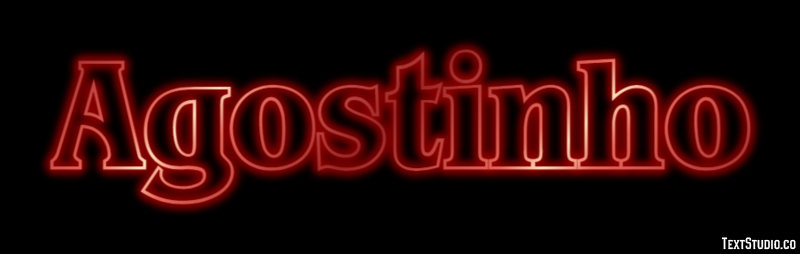Agostinho Efeito de texto