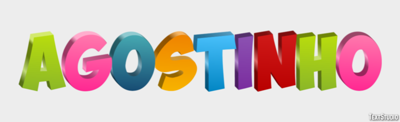 Agostinho Efeito de texto