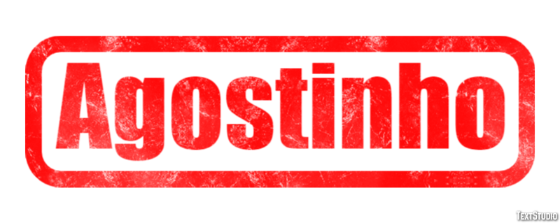Agostinho Efeito de texto