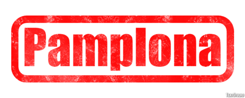 Pamplona Efekt tekstowy