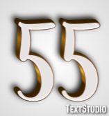 55 Texteffekt