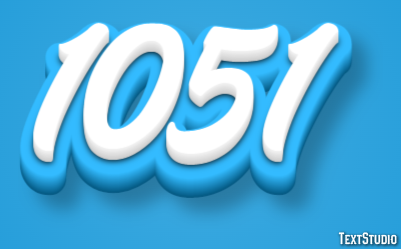 1051 Tekst Effect
