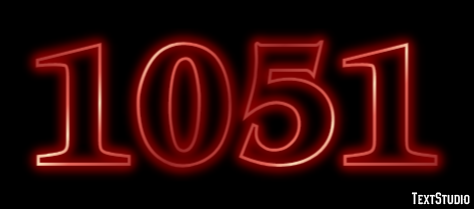 1051 Text Effect