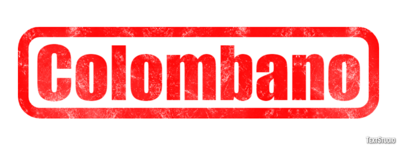 Colombano Effetto testo