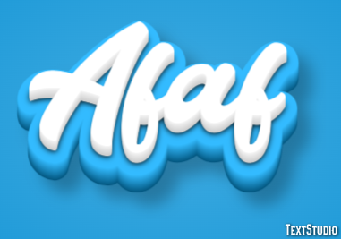 Afaf Text Effect