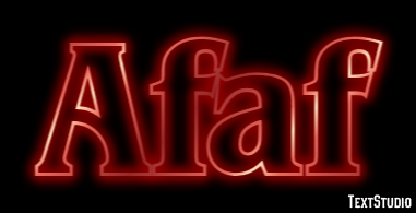 Afaf Text Effect
