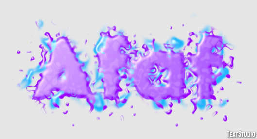 Afaf Tekst Effect