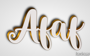 Afaf Texteffekt