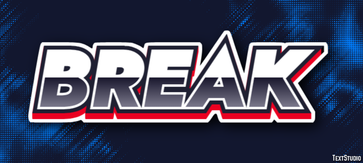 Break Text Effect
