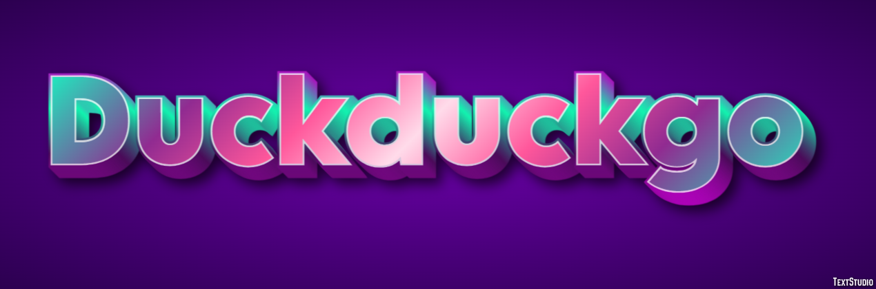Duckduckgo Efecto de Texto