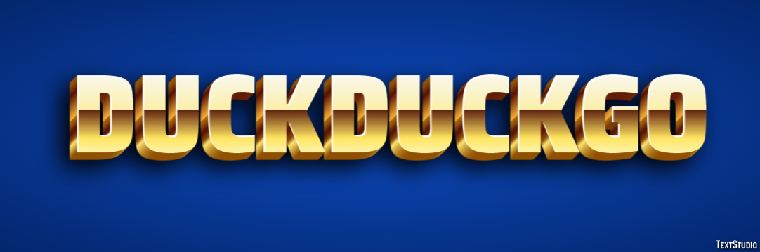 Duckduckgo Efecto de texto