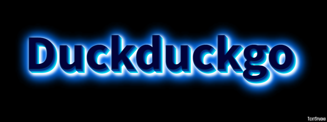 Duckduckgo Effet de Texte