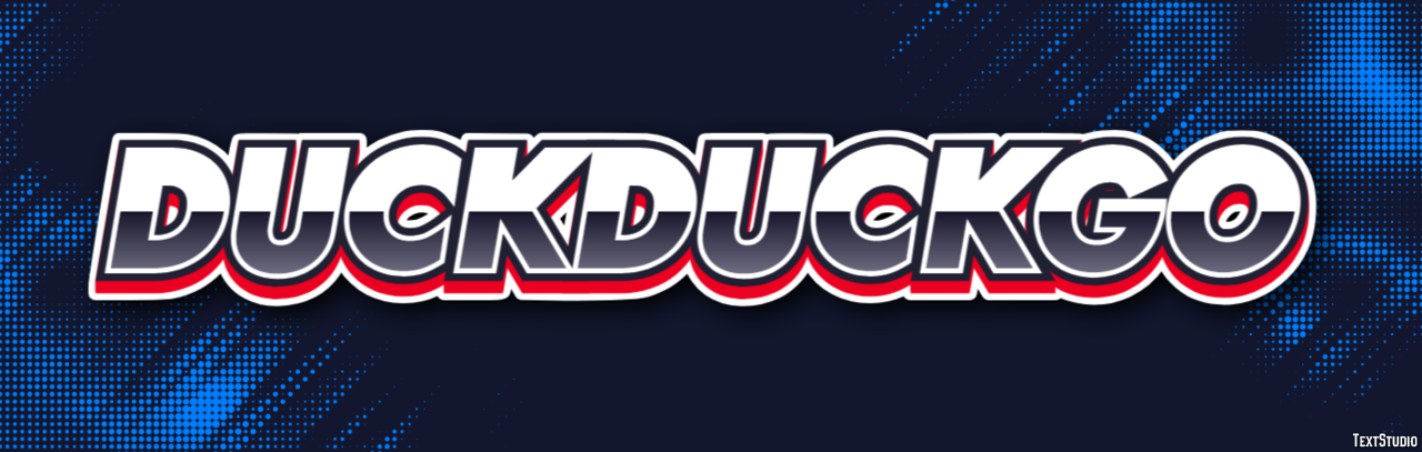 Duckduckgo Texteffekt