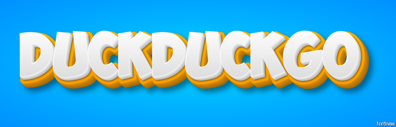 Duckduckgo Efecto de texto