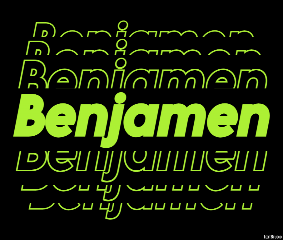 Benjamen Text Effect