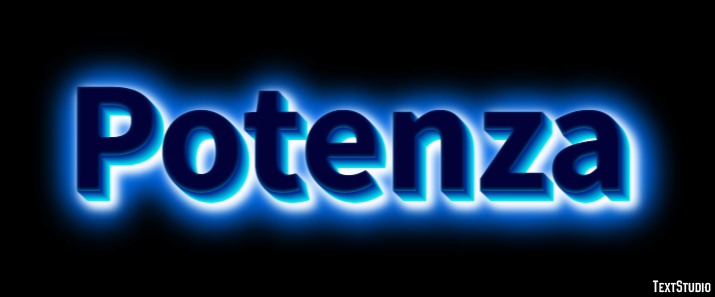 Potenza Efekt tekstowy