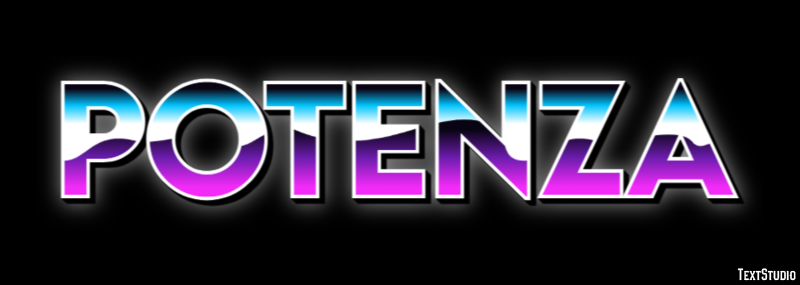 Potenza Efekt tekstowy