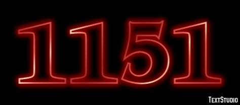 1151 Efecto de Texto