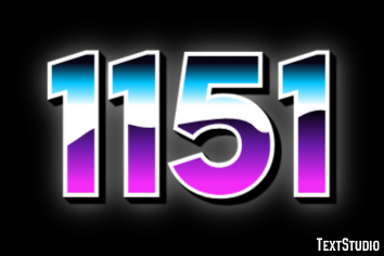 1151 Efecto de Texto