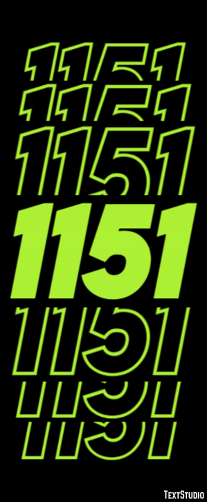1151 Efecto de Texto