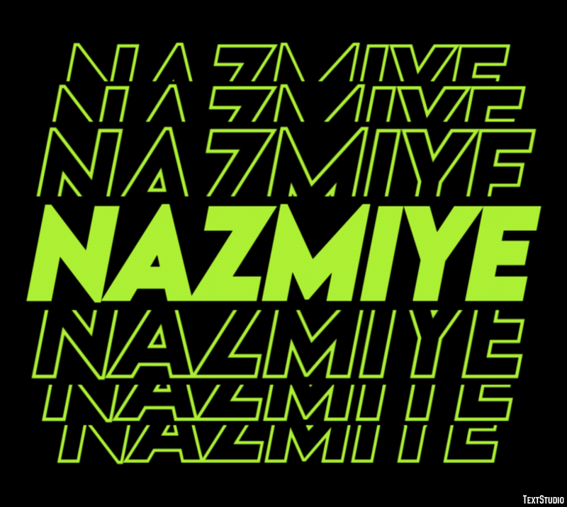 Nazmiye Tekst Effect