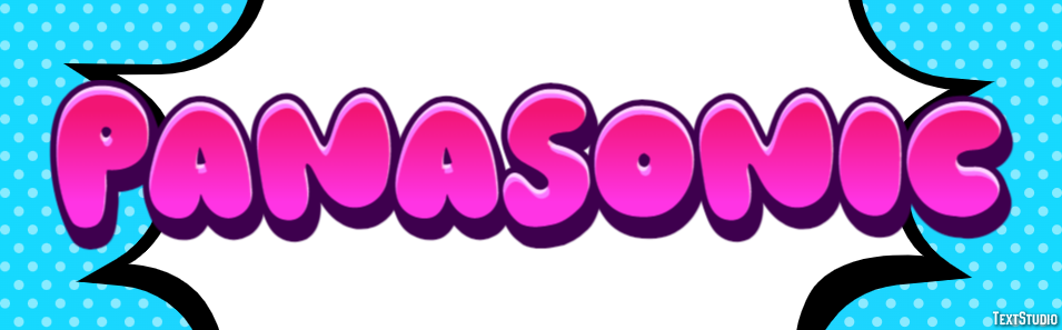 Panasonic Text effect
