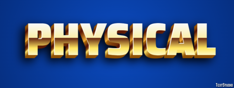Physical Efeito de texto