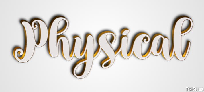 Physical Эффект текста