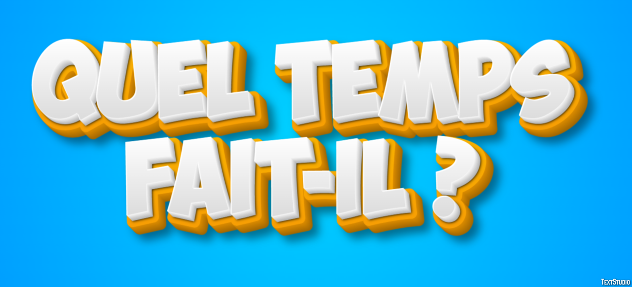 Quel temps fait-il ? Effet de Texte