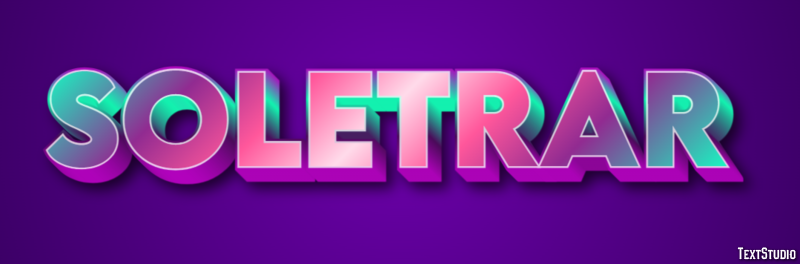 Soletrar Effetto testo